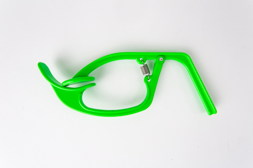 PLASTIC DISPOSABLE REUSABLE KELLY GREEN FISTULA CLAMP SOLD AT BASELINE MEDICAL